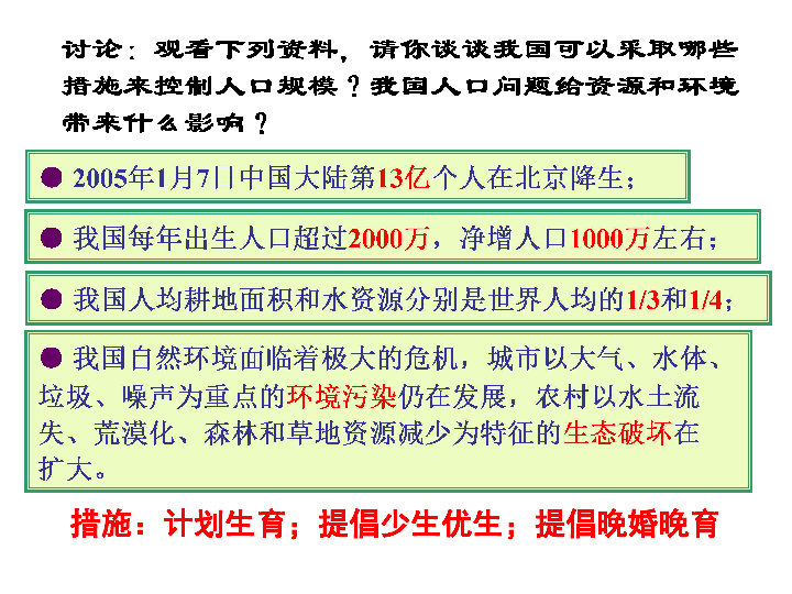 人口资源短缺的关系_第四节 协调人地关系的主要途径(2)