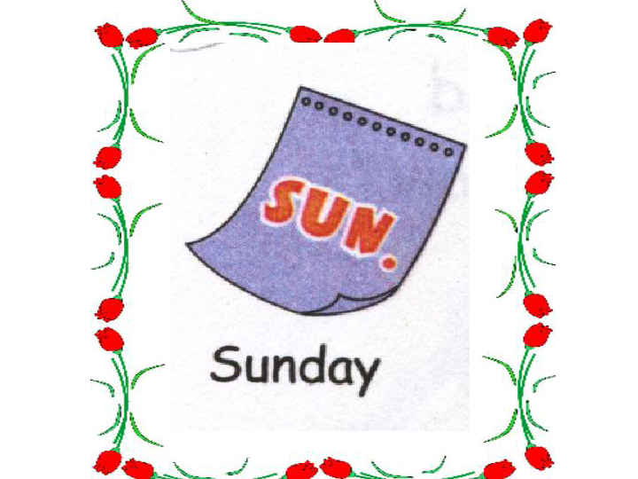 monday单词卡,monday 广州版小学英语二年级下册unit4 my favourite day ia monday ppt.