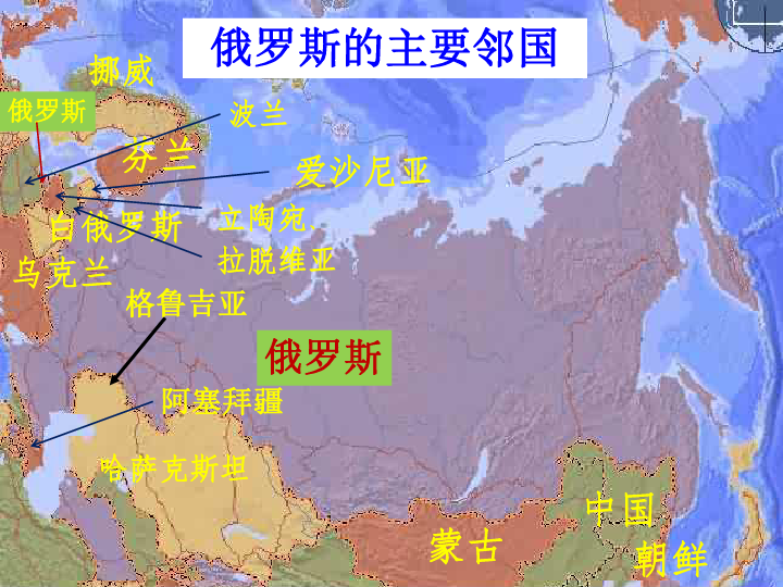 粤教版地理七年级下册第8章3俄罗斯(共37张ppt)