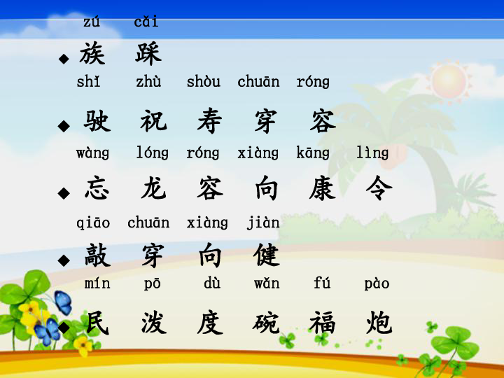 17.难忘的泼水节课件+识字视频
