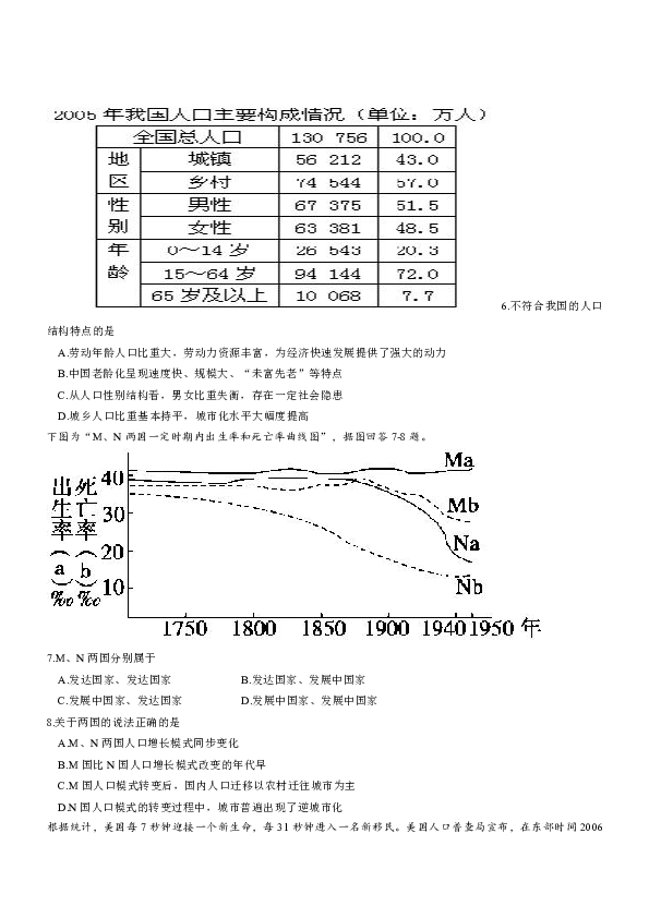 第五次人口普查河北_2013 兰州 图为 建国后六次人口普查总人口数量变化图 .据(3)