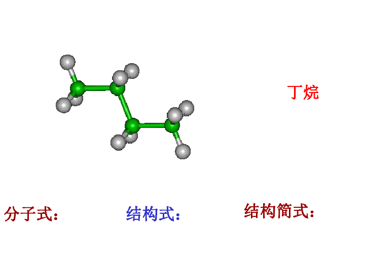高二化学课件第五章      烃第二节  烷烃第一课时乙烷分子式:结构式