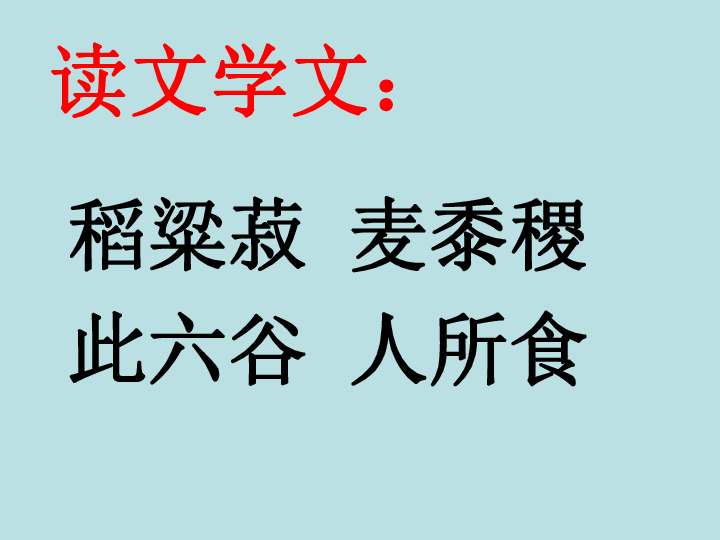 稻黍稷麦菽是什么成语_稻黍稷麦菽指什么(3)