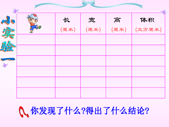 长方体体积公式