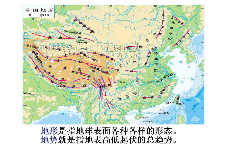 我国地势特点