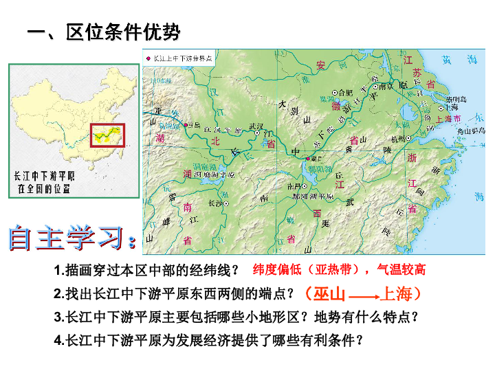 长江中下游平原人口_长江中下游平原头尾是哪里