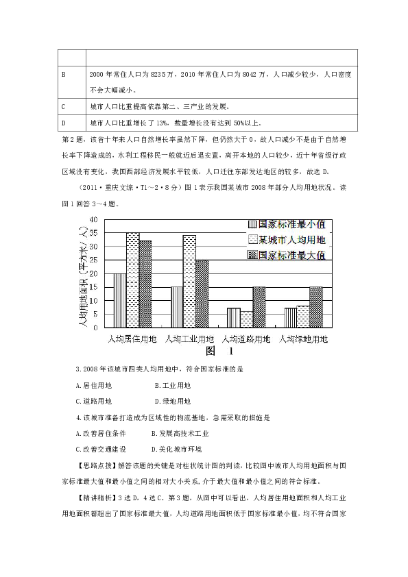 人口与地理环境提纲_高中地理知识点系统总结06 人口 城市与地理环境