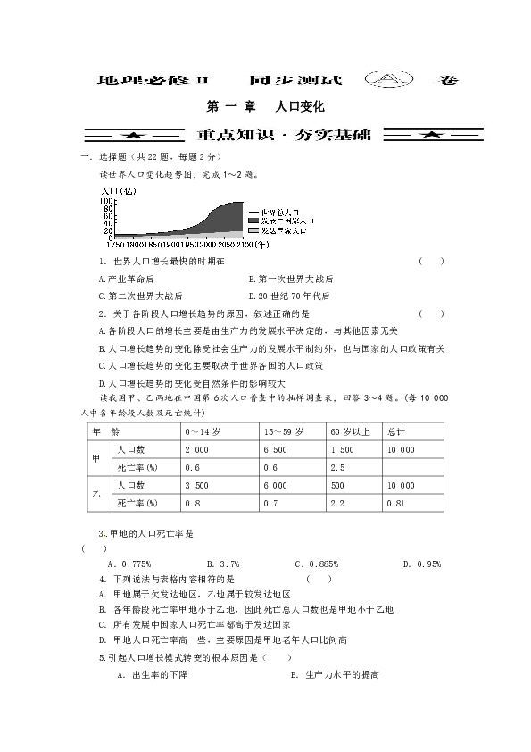 人口章节测试_色盲测试图