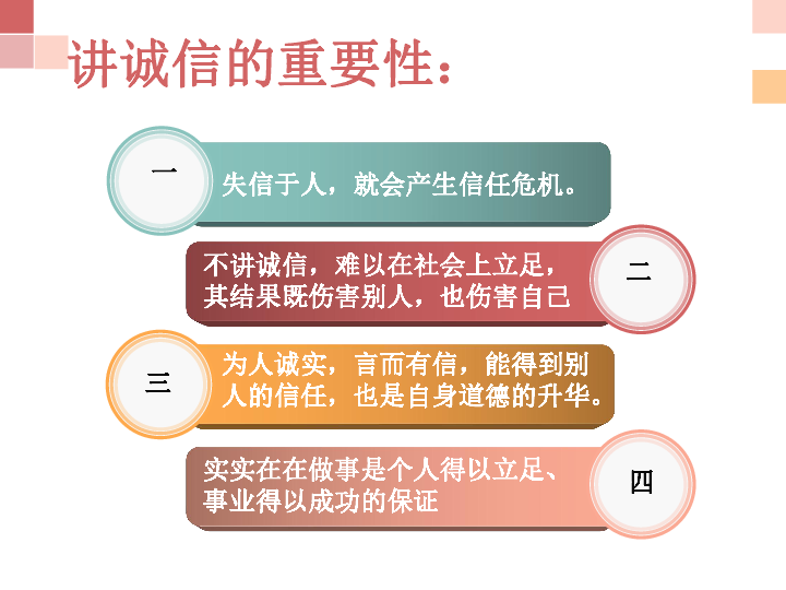 诚信教育主题班会课件(共32张ppt)