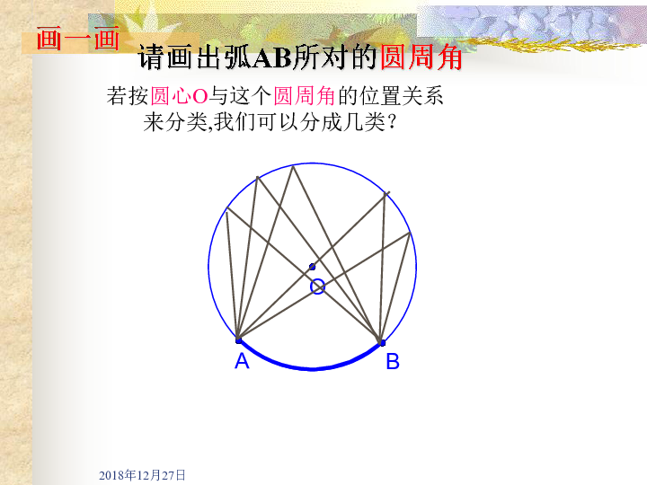 3.4圆周角(1)