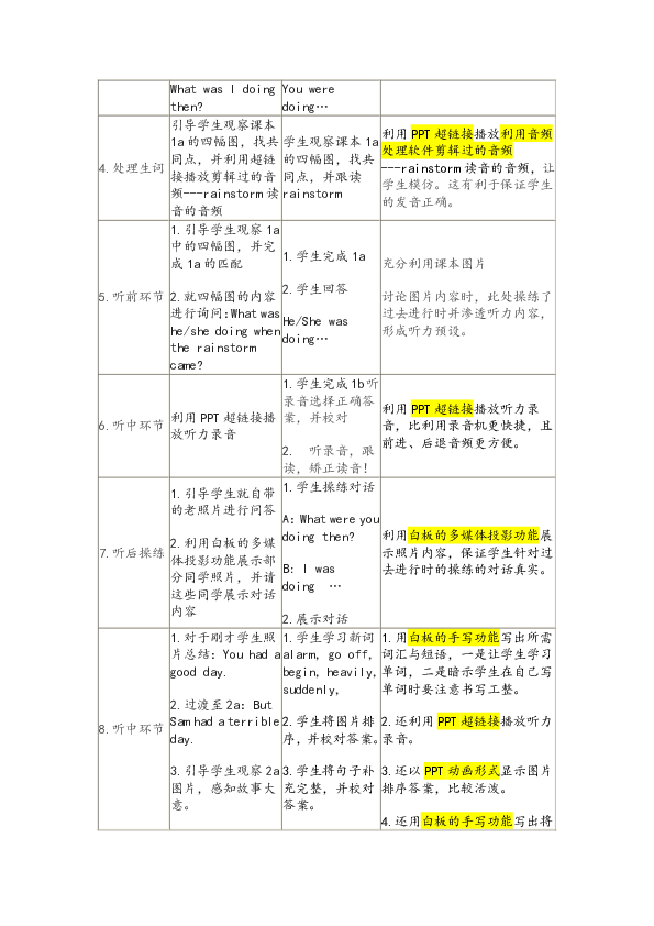 初中英语教学设计