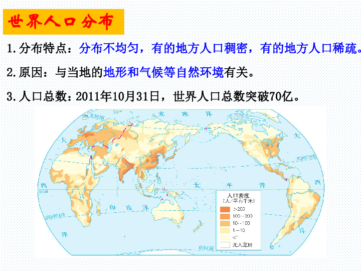 考点3 世界人口,人种,语言,宗教(复习课件) (50张ppt)