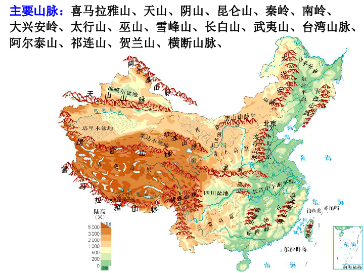 2017年浙江中考第一轮社会考点5- 中国地形气候与河流