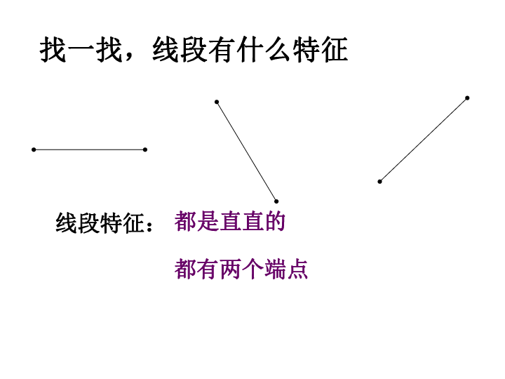 (苏教版)二年级数学上册《认识线段》教学课件2