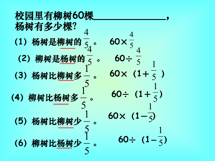 分数题