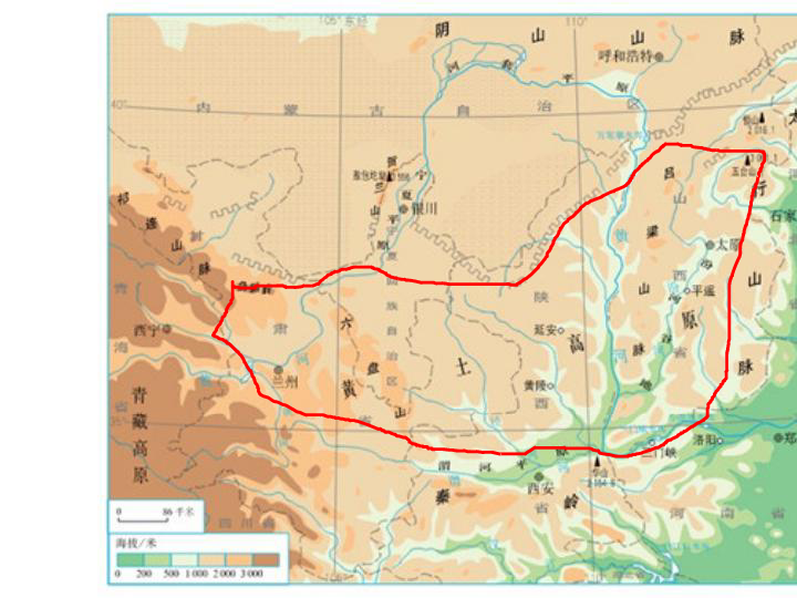 黄土高原地区人口外迁_黄土高原地区地图