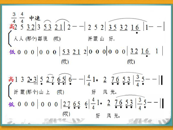 沂蒙小调绣花针曲谱_陶笛曲谱12孔(3)