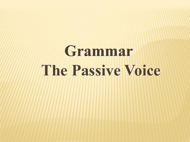 voice怎么读,onevoice module 4 great scientists grammar----- the passive voice 课.