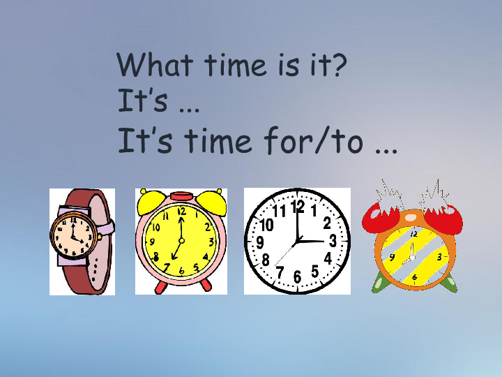 unit 2 what time is it? pb let"s learn 课件 素材