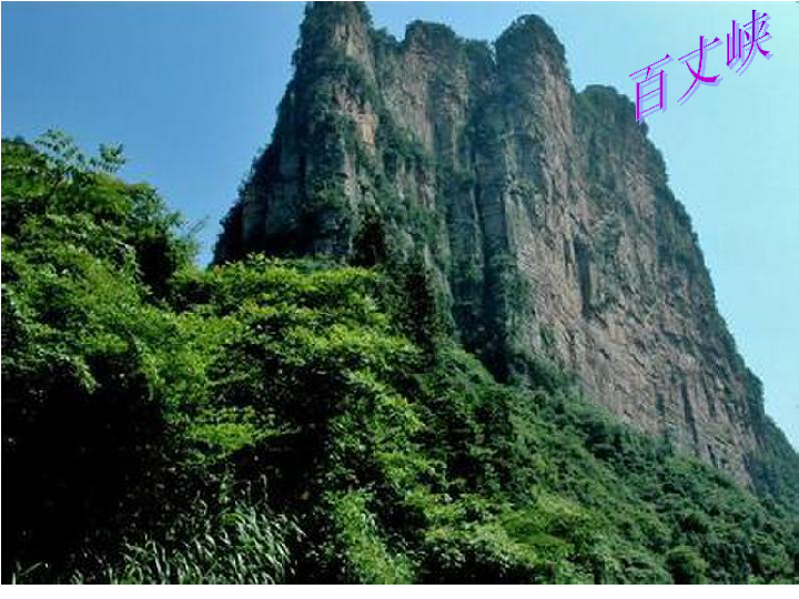 索溪峪的野思维导图_索溪峪的野