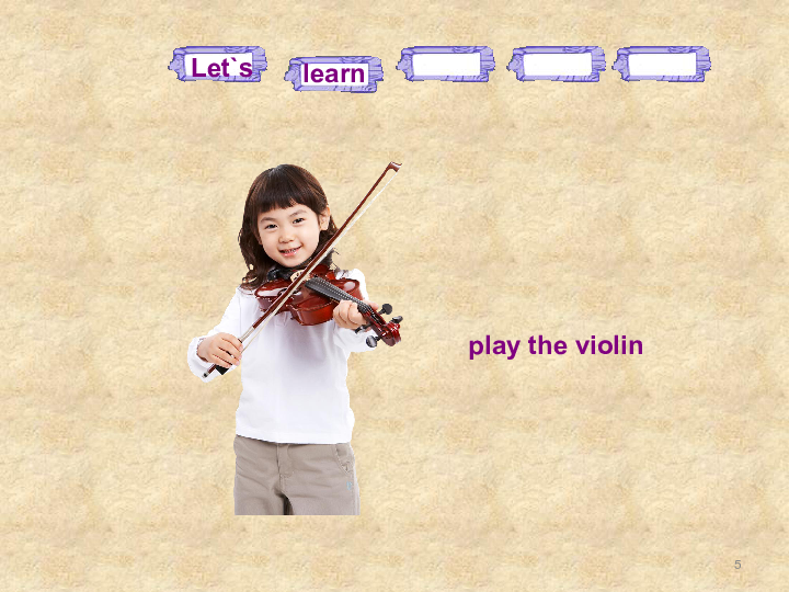 六年级上英语课件-unit 1 it`s time to play the violin-陕旅版