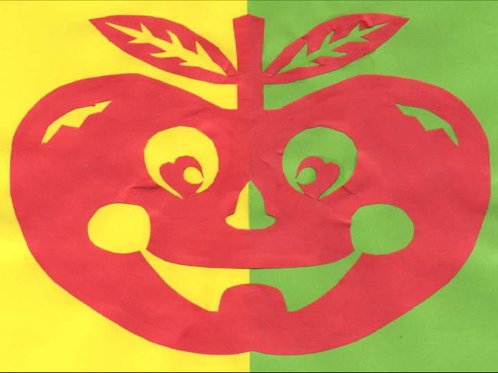 对折剪纸 课件1