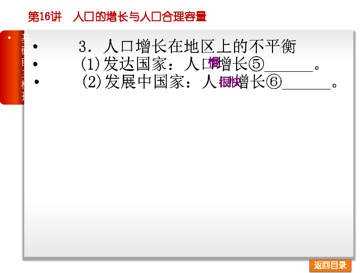 人口的合理容量课件_人口合理容量知识导图(3)