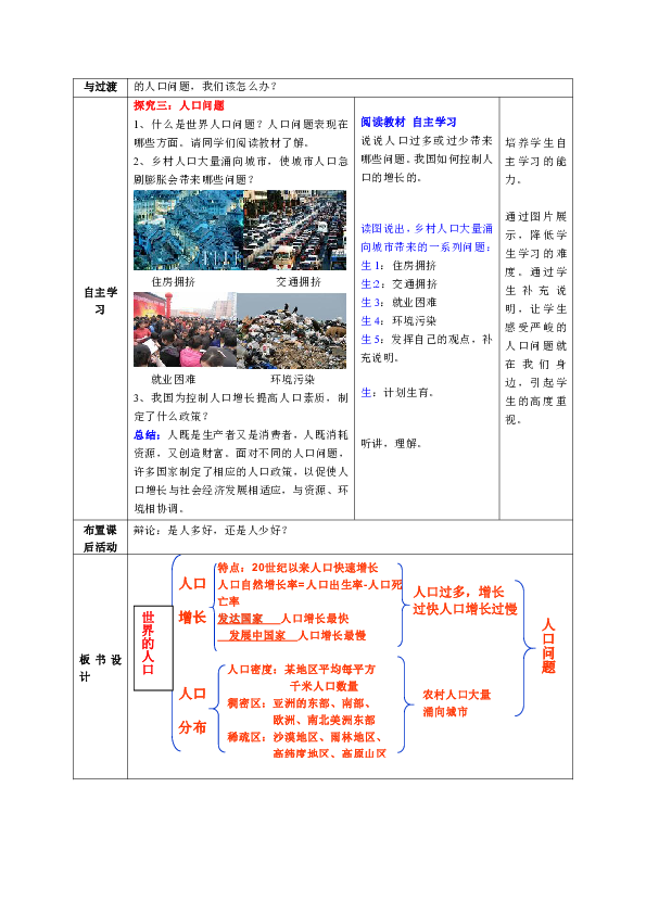 人口过多有什么影响_气血不足先养脾