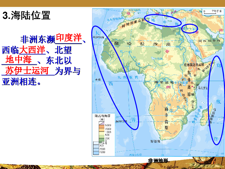 粤教地理七年级下册第10章1非洲概述2撒哈拉以南非洲(共40张ppt.