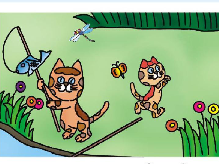 沪教版一年级语文上册课件小猫钓鱼5
