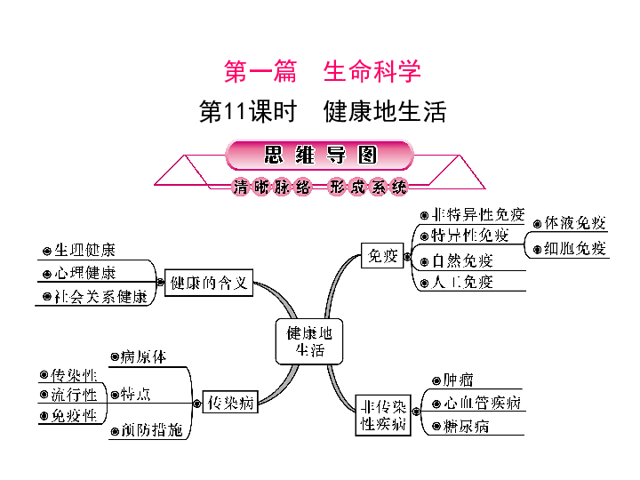 第11课时 健康地生活