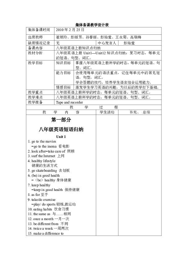 八年级上册人口知识点总结(3)