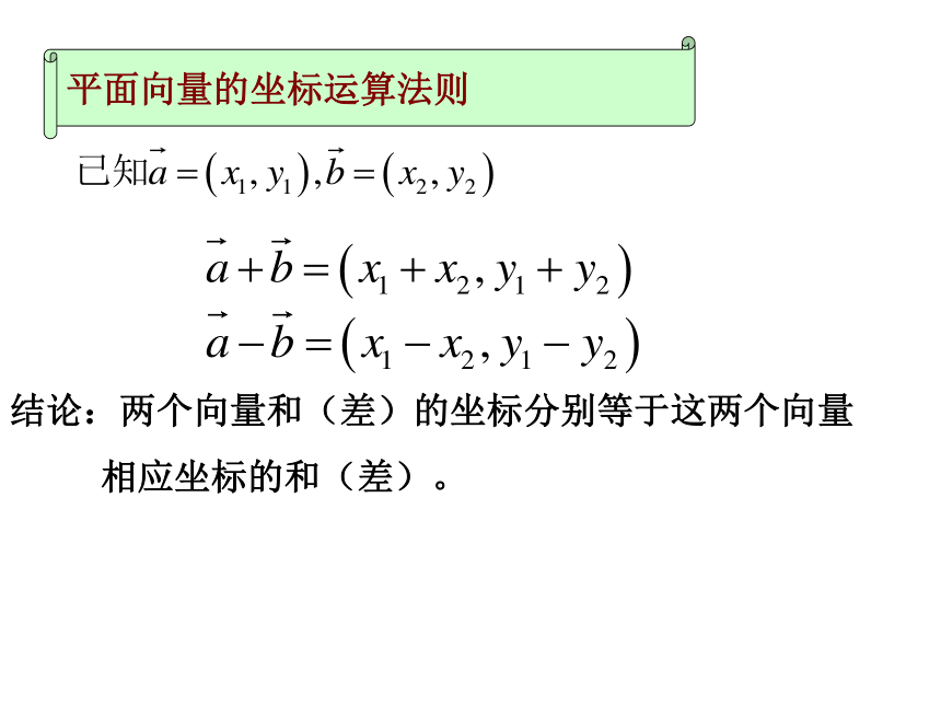数学高中必修四苏教版2.3《向量的坐标表示》课件