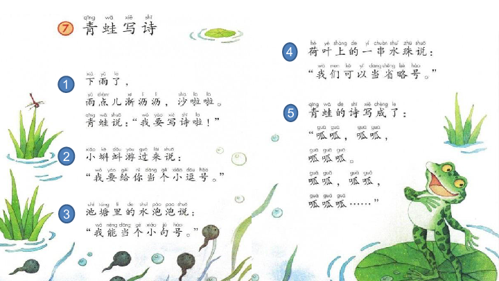 7 青蛙写诗 课件(共16张)