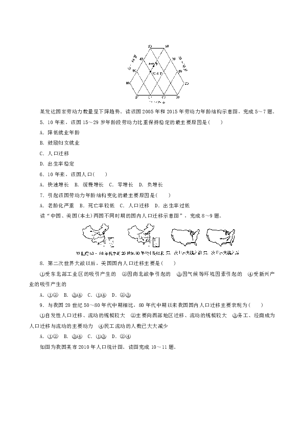 高中地理人口的迁徙讲义_人口迁徙图(3)