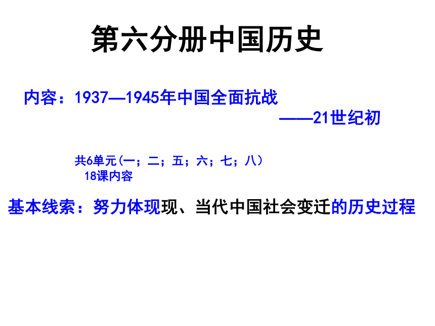 华师大版历史第六册《中国人民抗日战争》课件